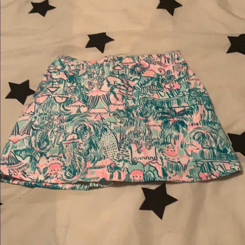 multicolored patterned skort - Picture 2 of 2